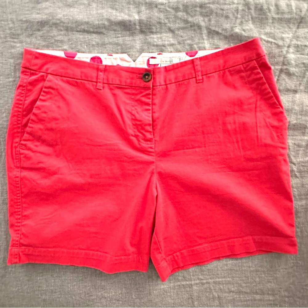 Boden Women's Pink 6” Chino Shorts